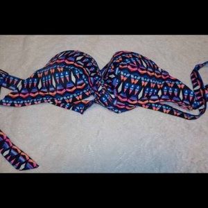 PINK strapless, strappy top